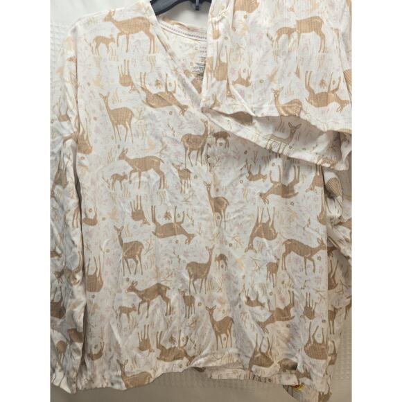 Lauren Conrad Pajama Set Top Is A Large Shorts Are Medium - Picture 3 of 11